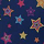 Ткань синий STAR-BL